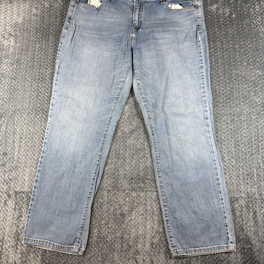 Levi's 505 Womens sz 16 Jeans Blue Denim Dark Wash Straight Leg Mid Rise